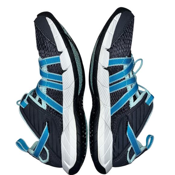 Teva Evo Water Shoes Amphibious Sneakers Black Blue Quick Dry Women’s 7.5 - Picture 4 of 8